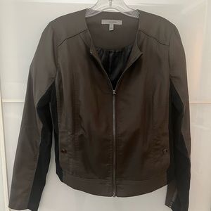 Athleta light-weight two-tone bomber jacket